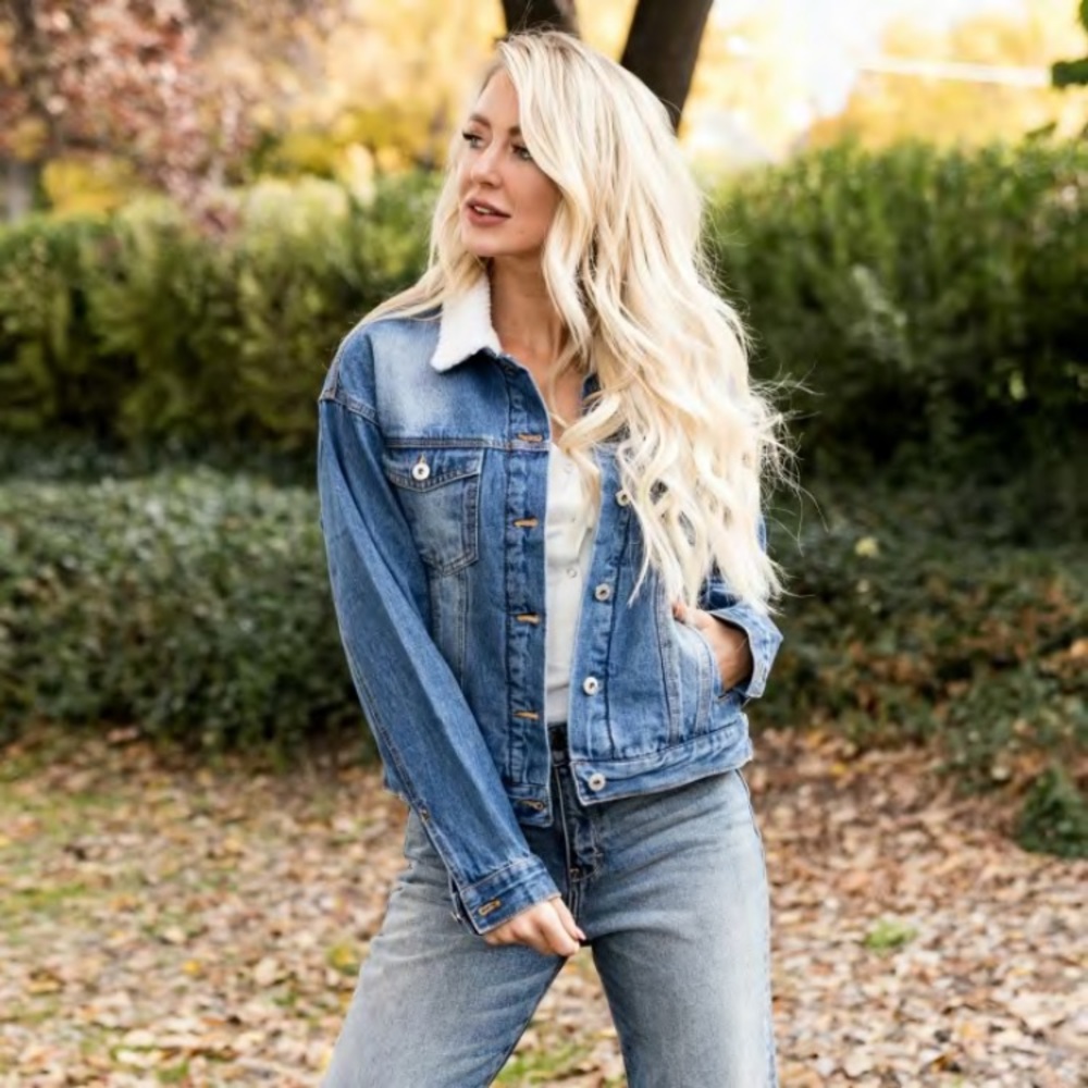 Sherpa Lining Denim Jacket